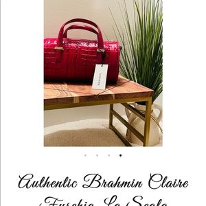 Brahmin Claire Fuschia La Scalia